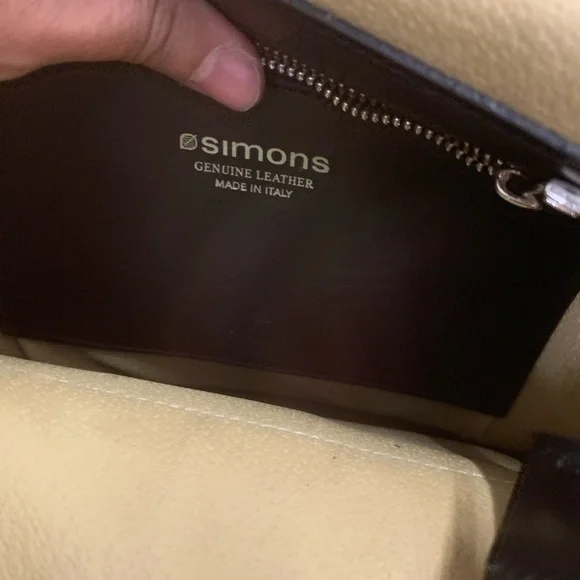 Simons Black Leather Backpack - Picture 5 of 6